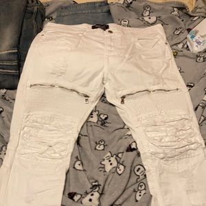Smoke rose jeans